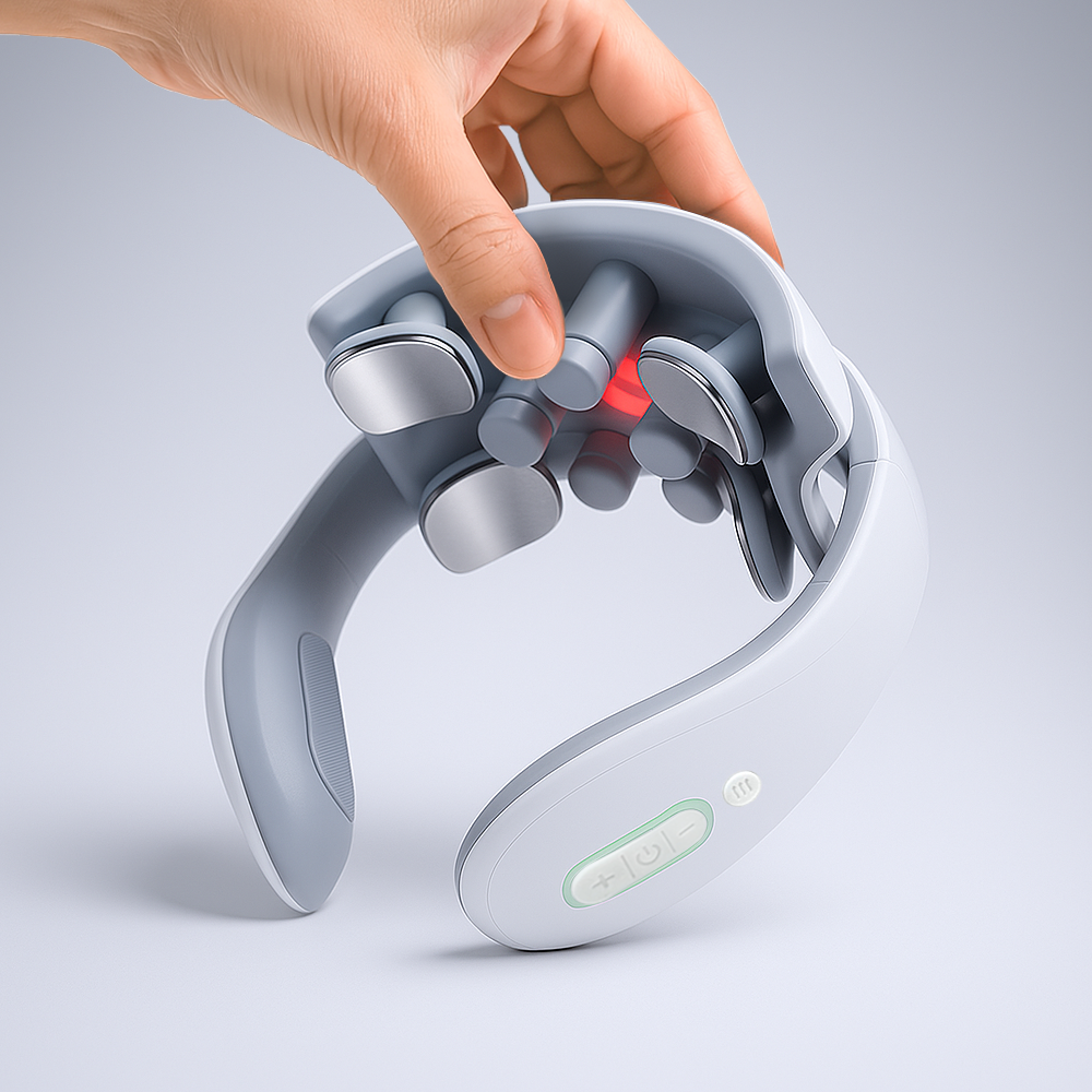 넥머신 온열 저주파 EMS 목마사지기 승모근제거